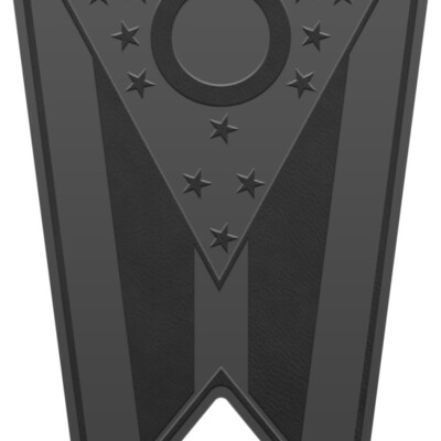 FLAG OH Vertical PATCH BLK Thumbnail