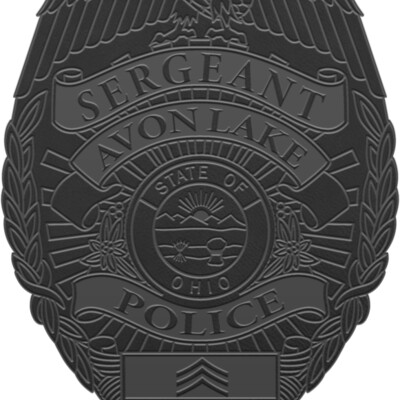 BADGE AvonLake SGT BLK Thumbnail