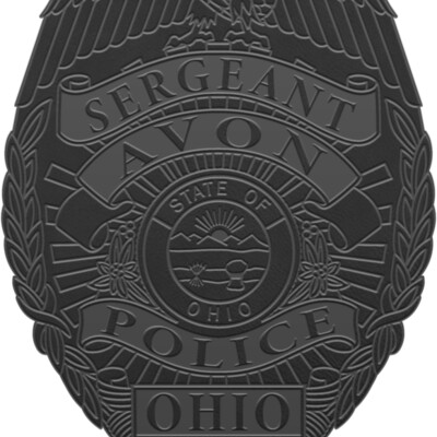 BADGE Avon SGT BLK Thumbnail