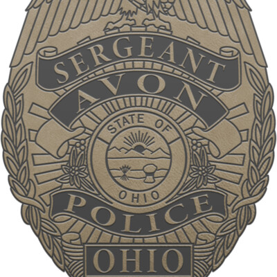 BADGE Avon SGT TAN Thumbnail