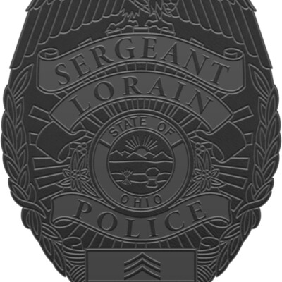 BADGE SGT BLK Thumbnail