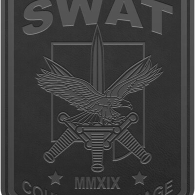 LOGO PATCH BLK Thumbnail