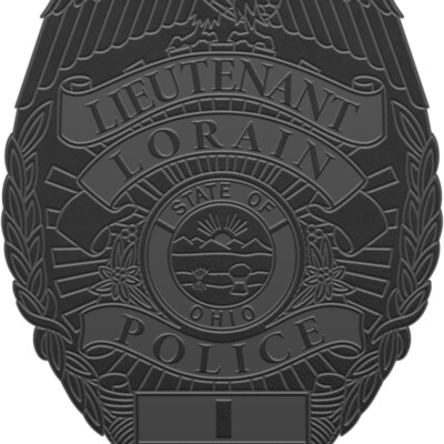 BADGE LT BLK Thumbnail