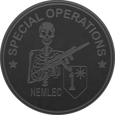  22  LOGO B PATCH BLK Thumbnail