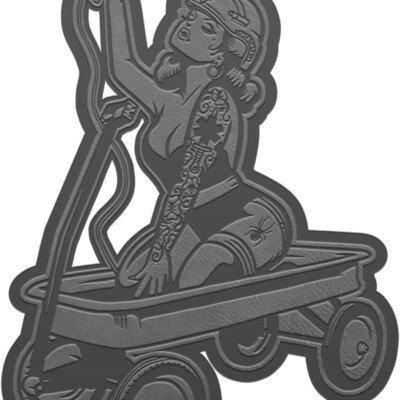  26 LOGO B PATCH GRY Thumbnail