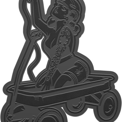  26 LOGO B PATCH BLK Thumbnail