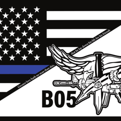 WAGNER EOW Flag BLK Thumbnail