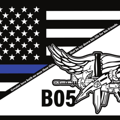 WAGNER EOW Flag BLK Thumbnail